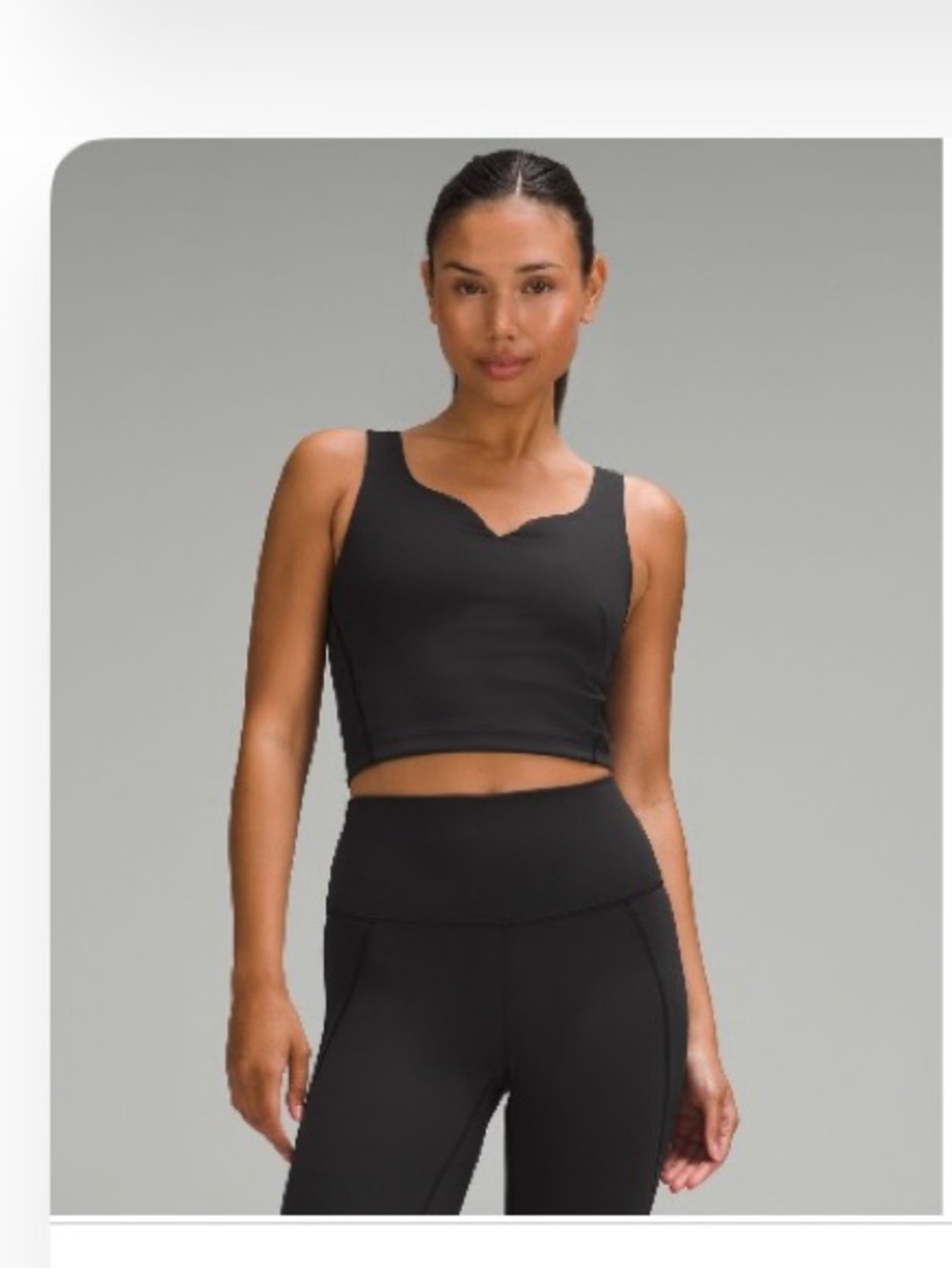 Wunder Train Sweetheart Top - Black
